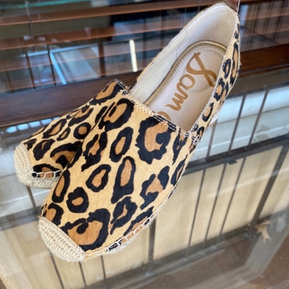 Sam Edelman | Khole Nude Leopard Slip-On Espadrille - Picture 13 of 14